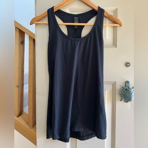 TWO bundles exercise tank tops - black and light blue